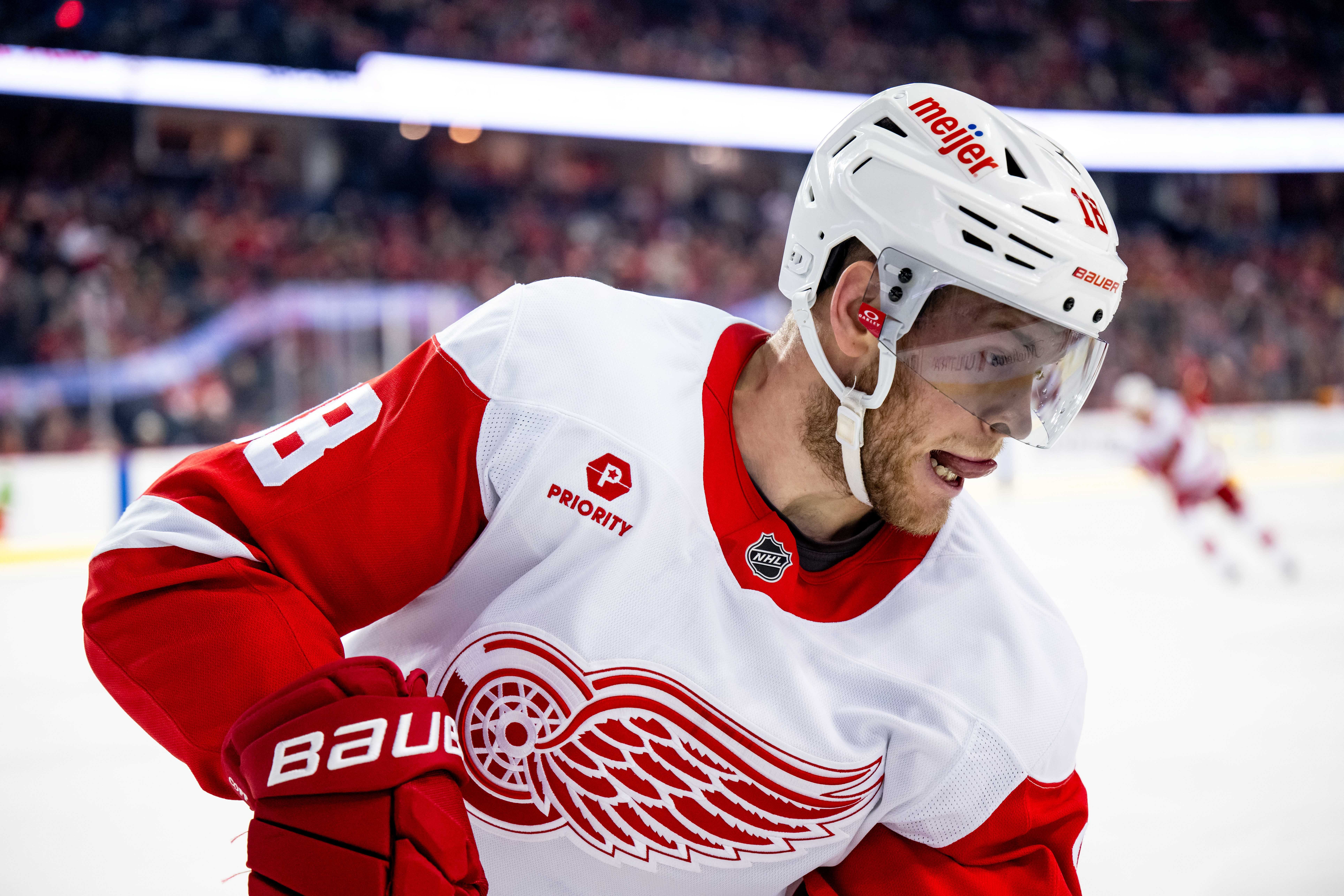 Andrew Copp could be out of Detroit amid his declining production and high cap hit - Source: Imagn